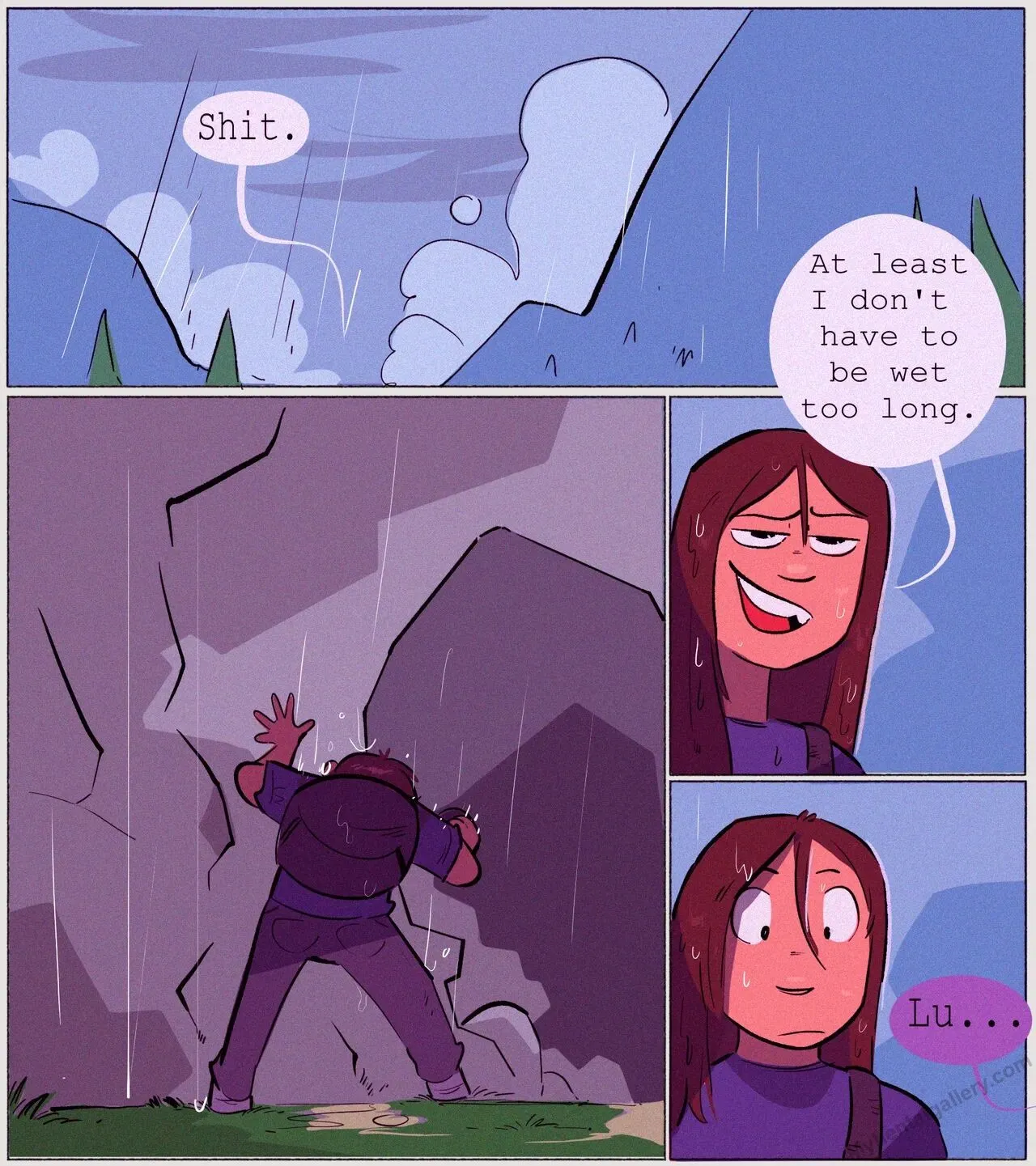 (Un)Lucky Cave For A Male porno comics Cover