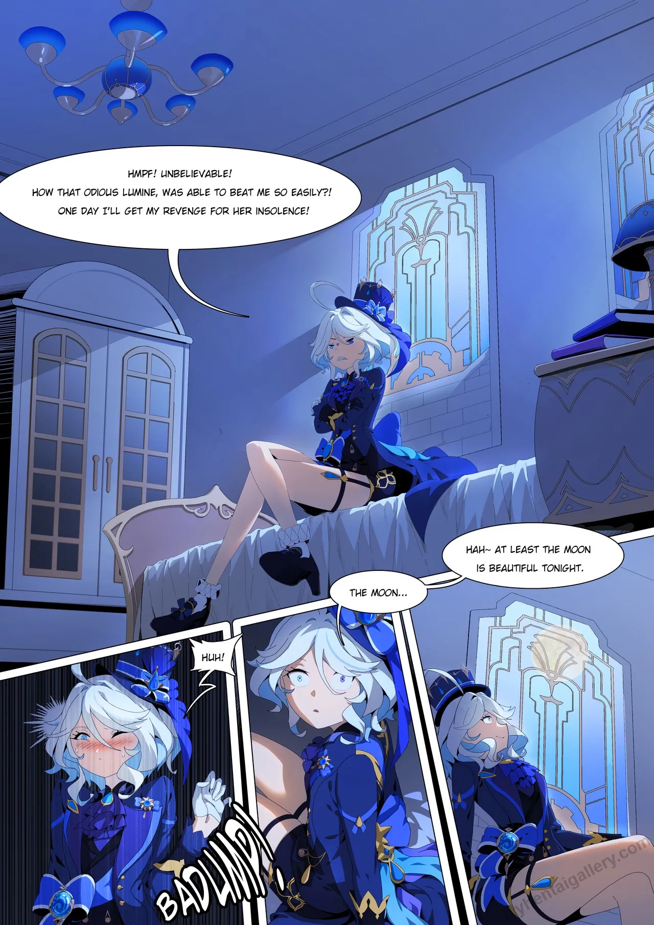Furina's Transformation porno comics Cover