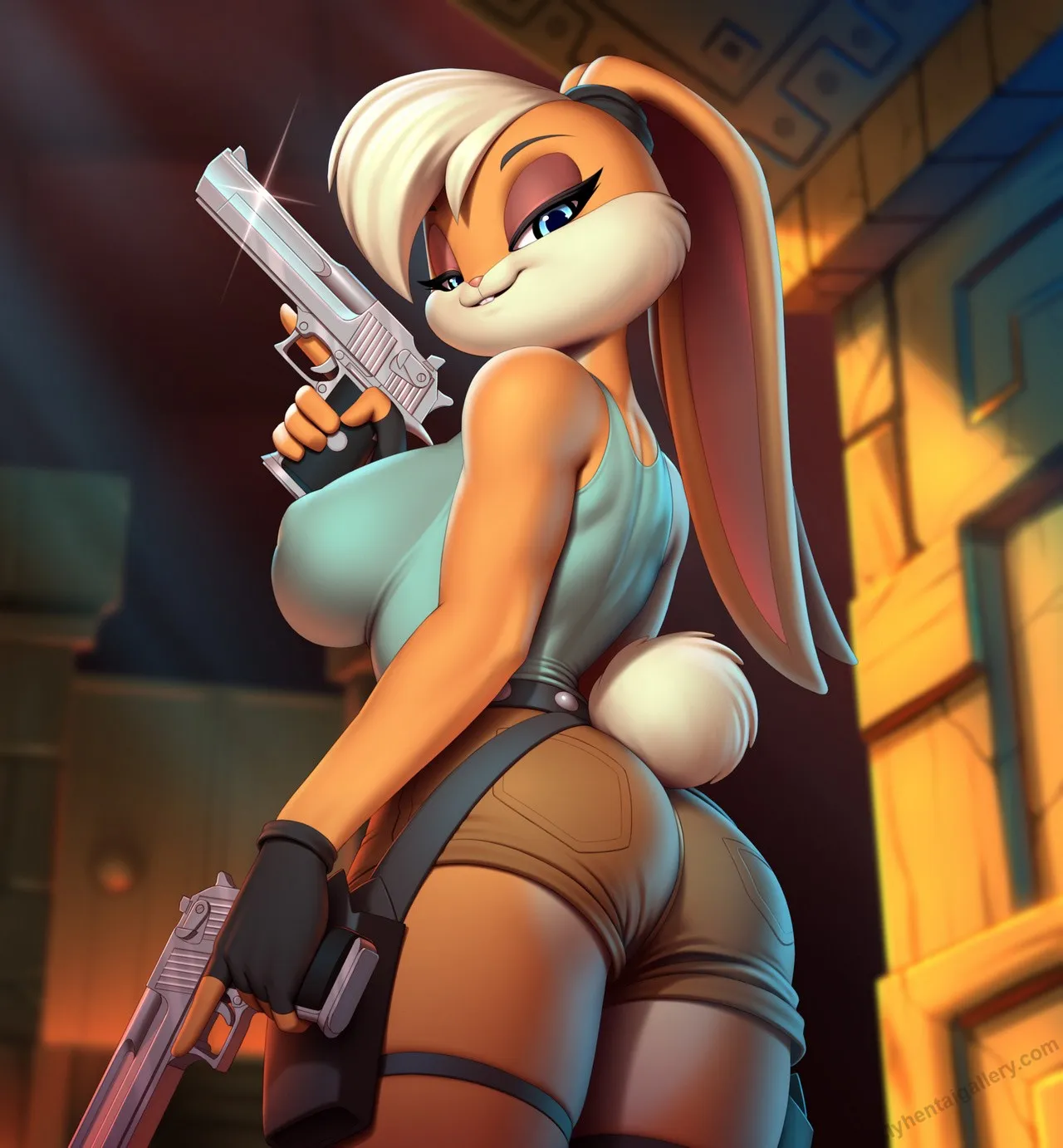 Lola Croft porno comics