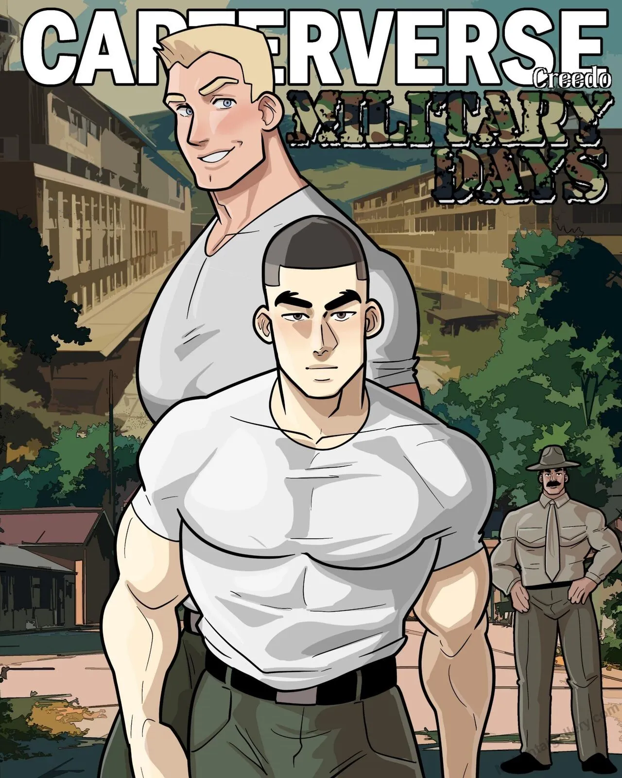 Carterverse 14 - Military Days porno comics Cover