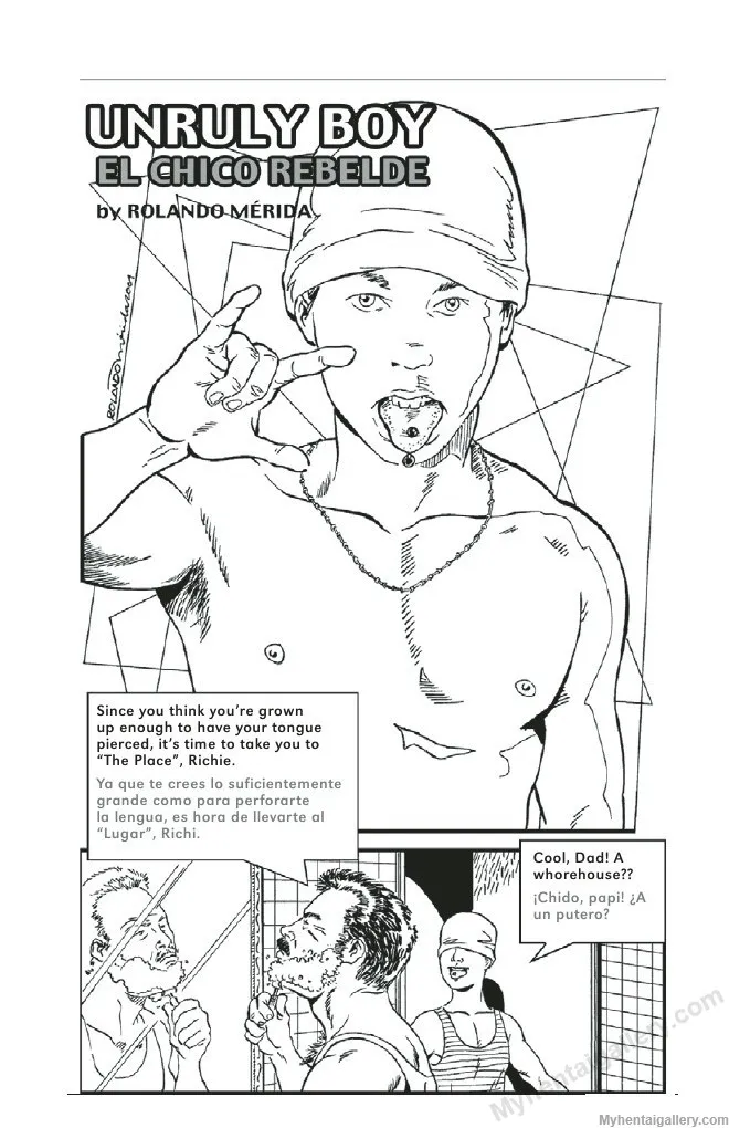 Unruly Boy 1 porno comics Cover