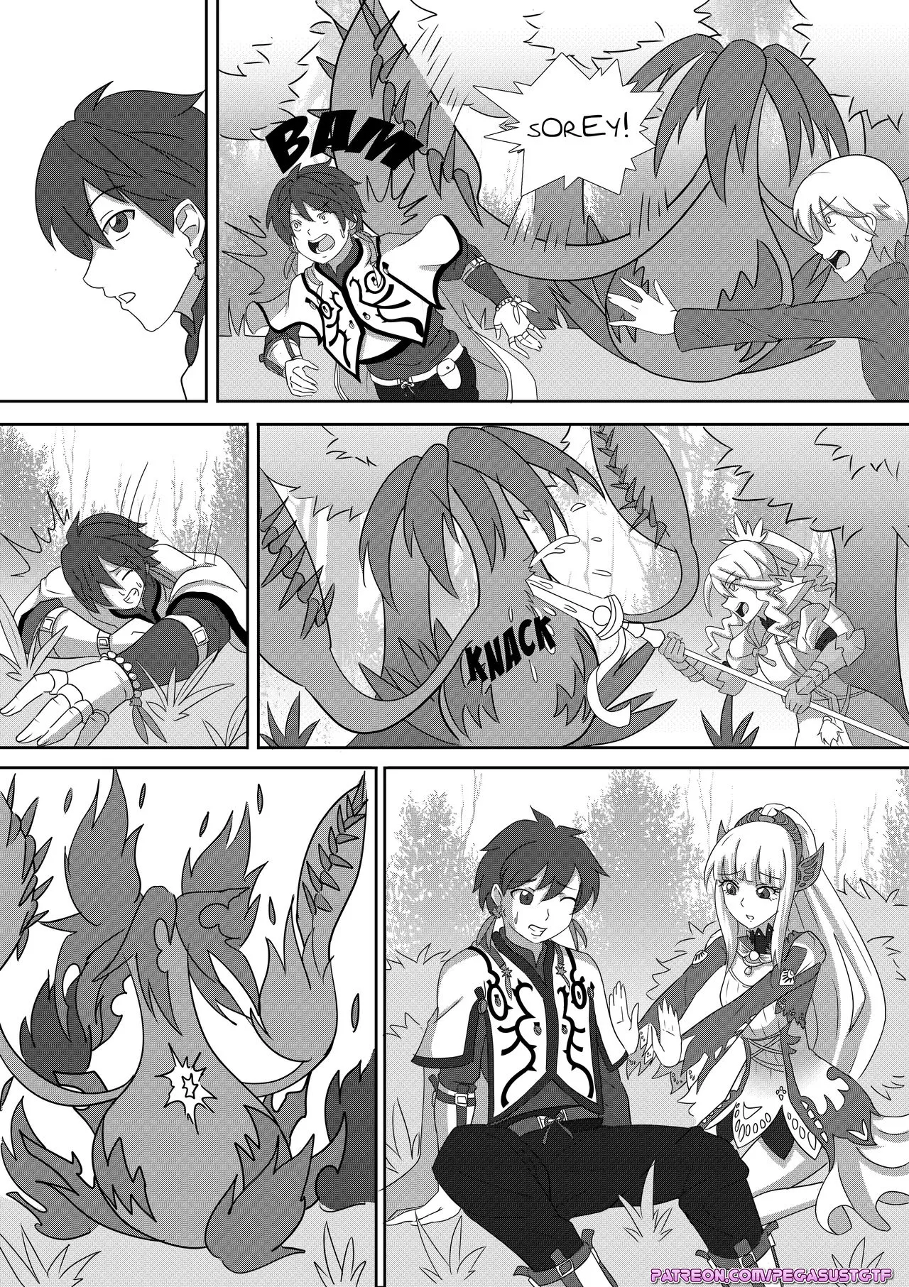 Sorey Into Alisha porno comics Cover