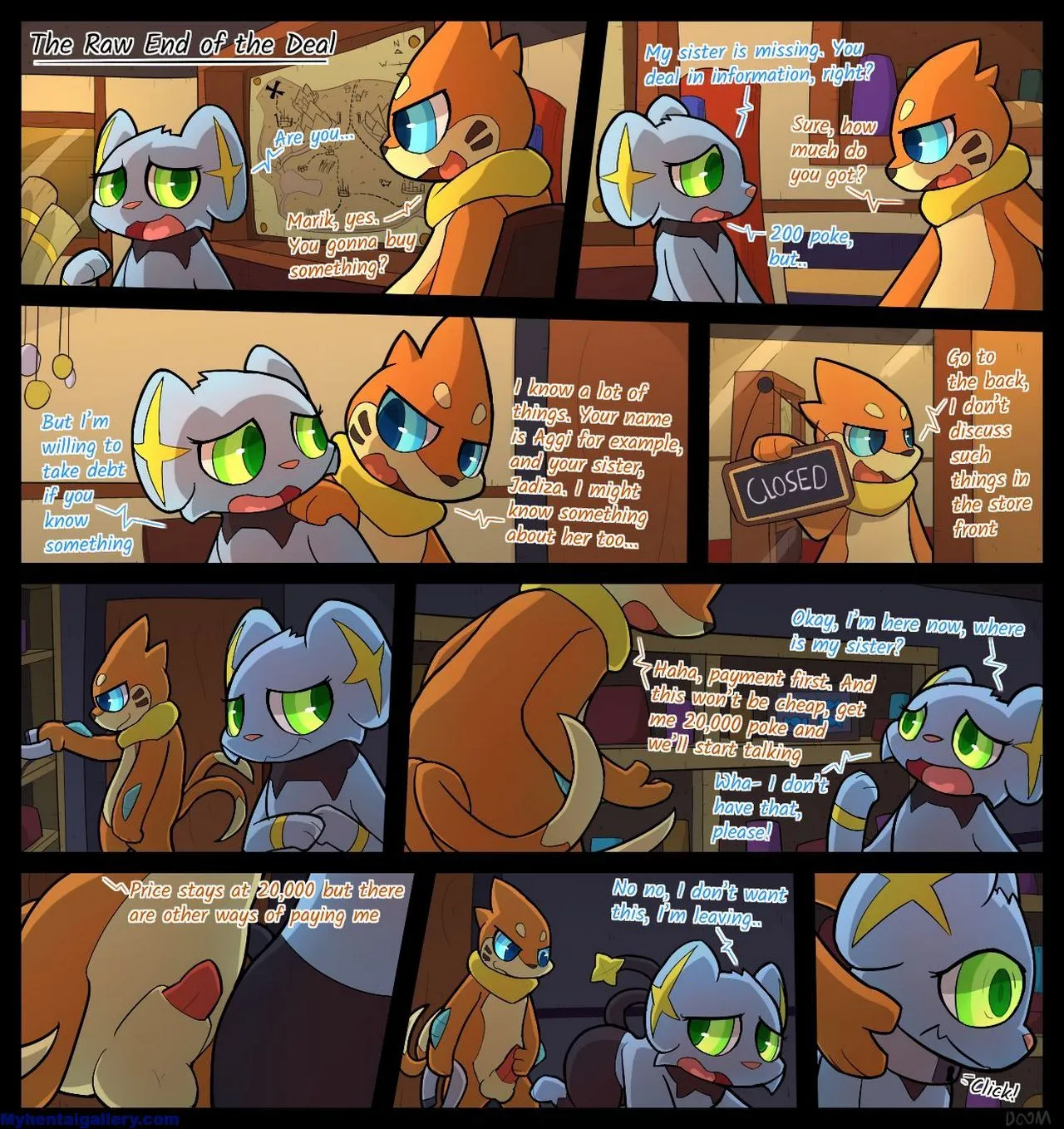 The Raw End Of The Deal porno comics