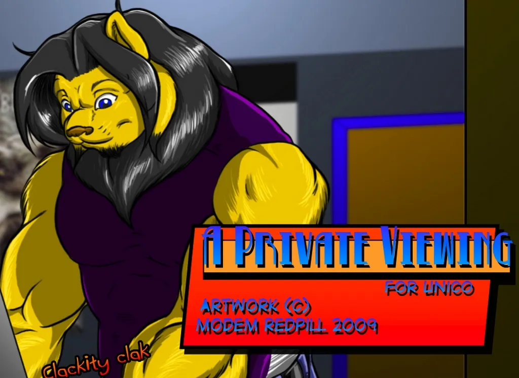A Private Viewing porno comics Cover