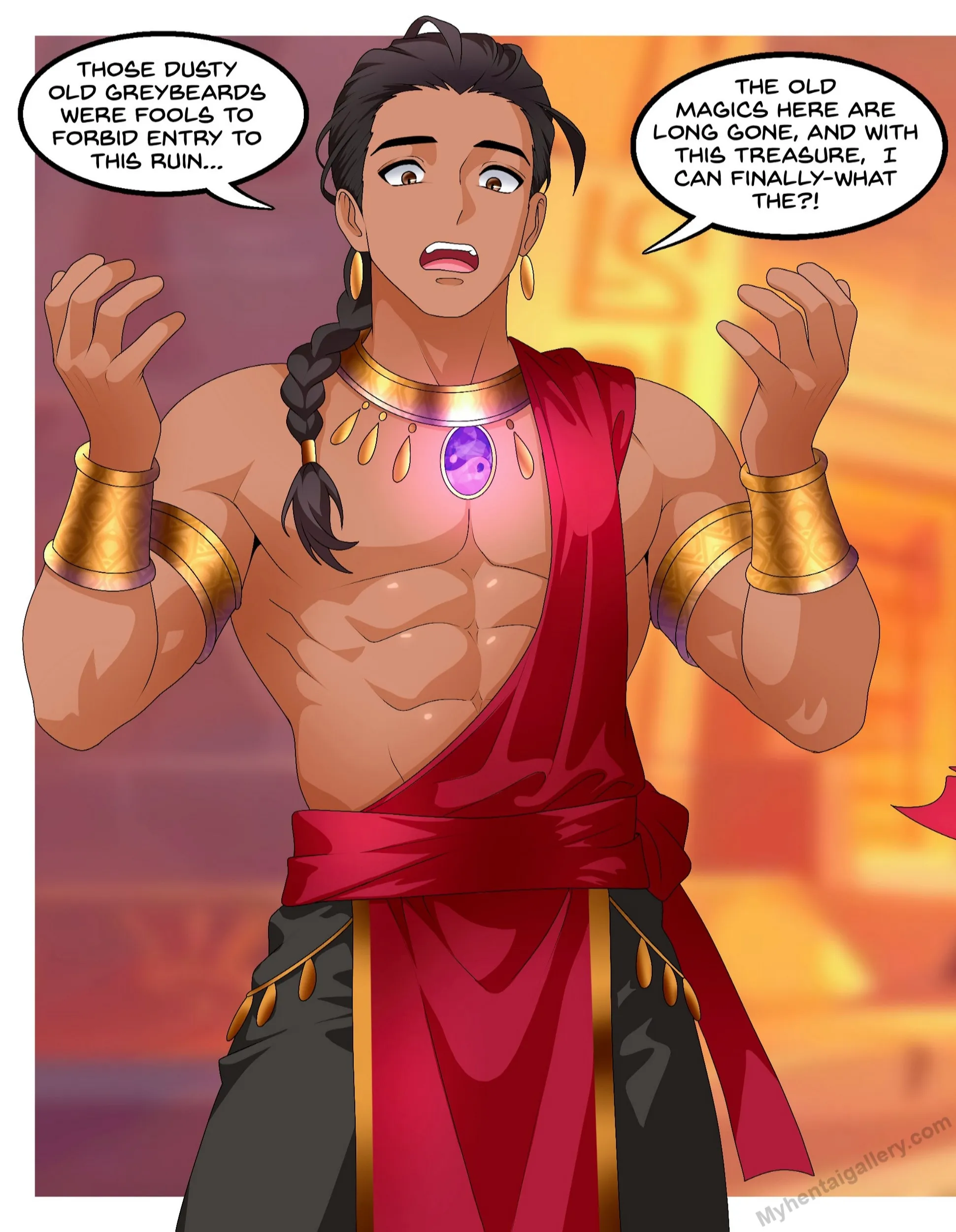 Cursed Amulet porno comics