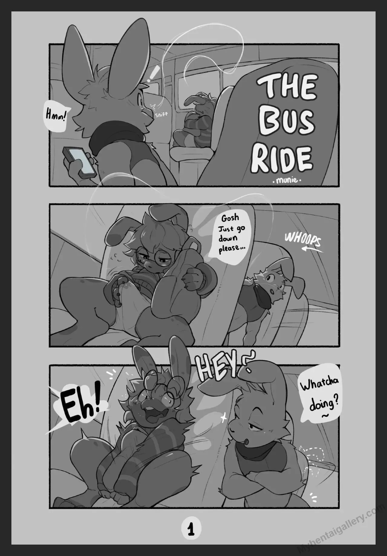 The Bus Ride porno comics Cover