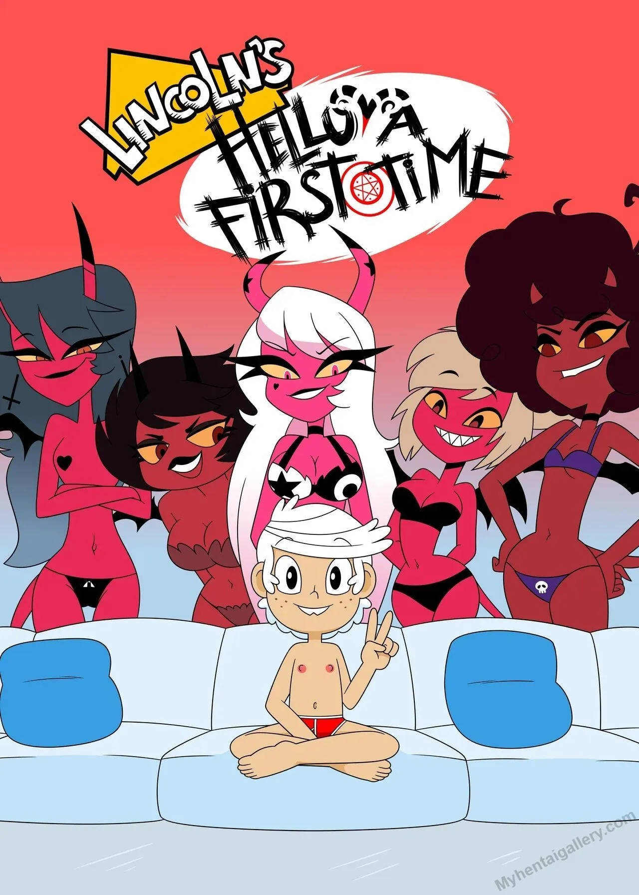 Lincoln's Helluva First Time porno comics Cover