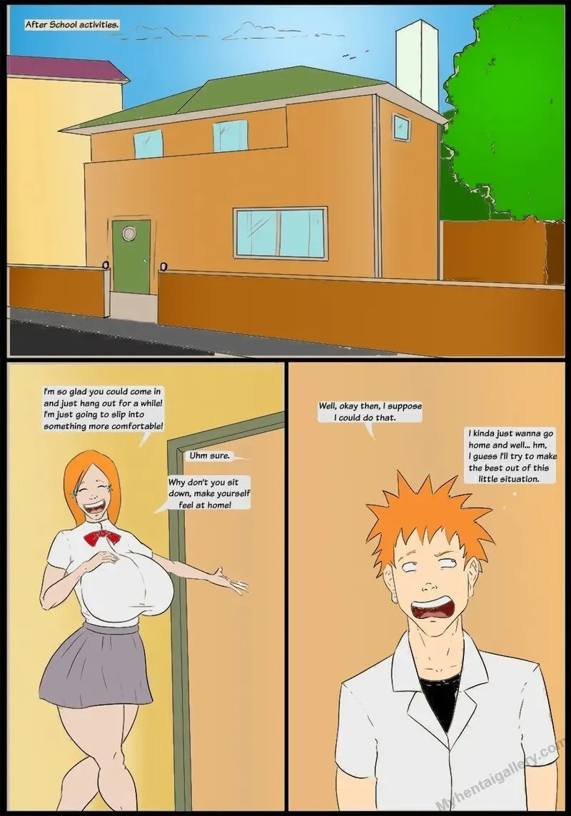 Ichigo x Orihime porno comics Cover