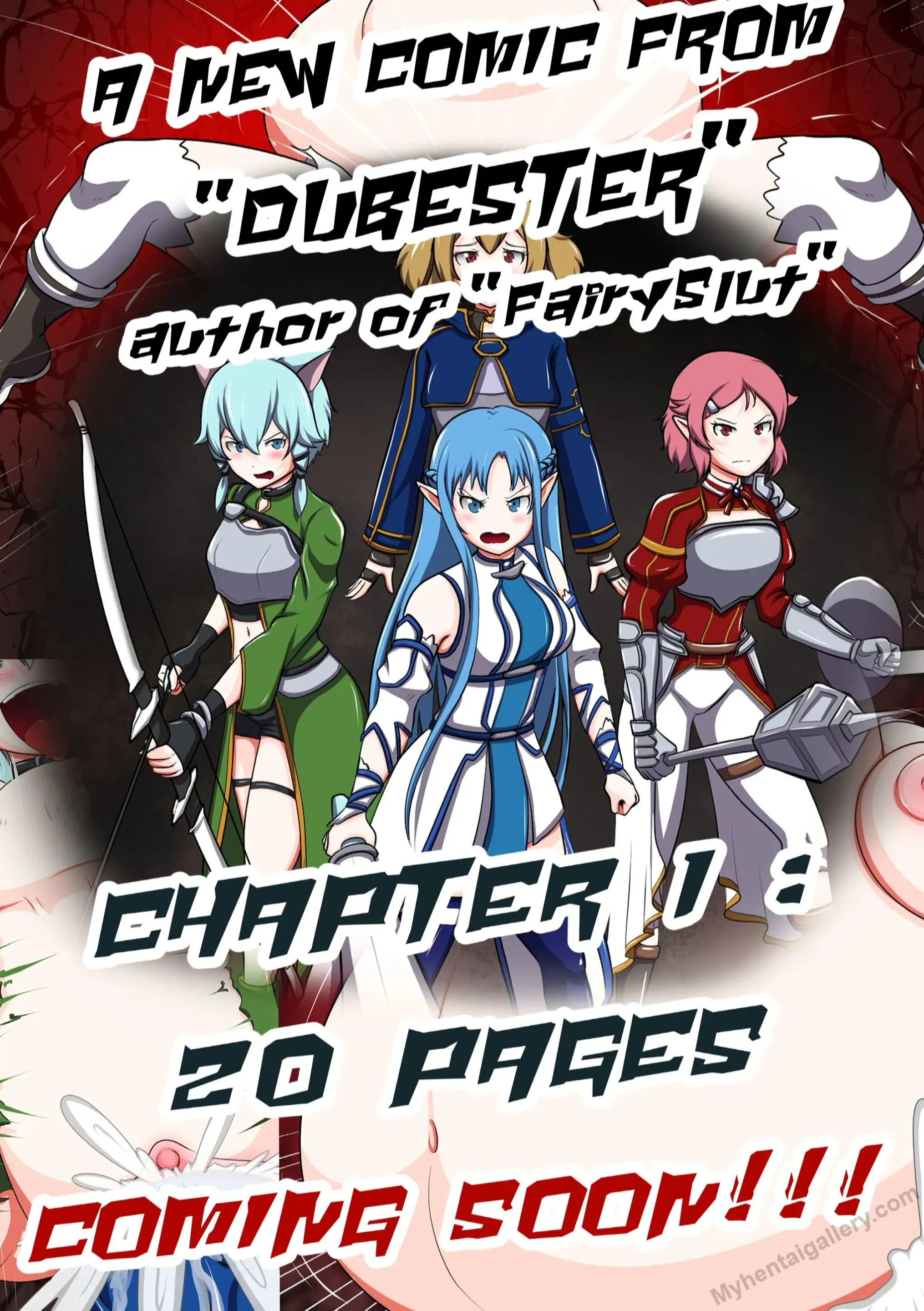 Slut Art Online 1 porno comics Cover