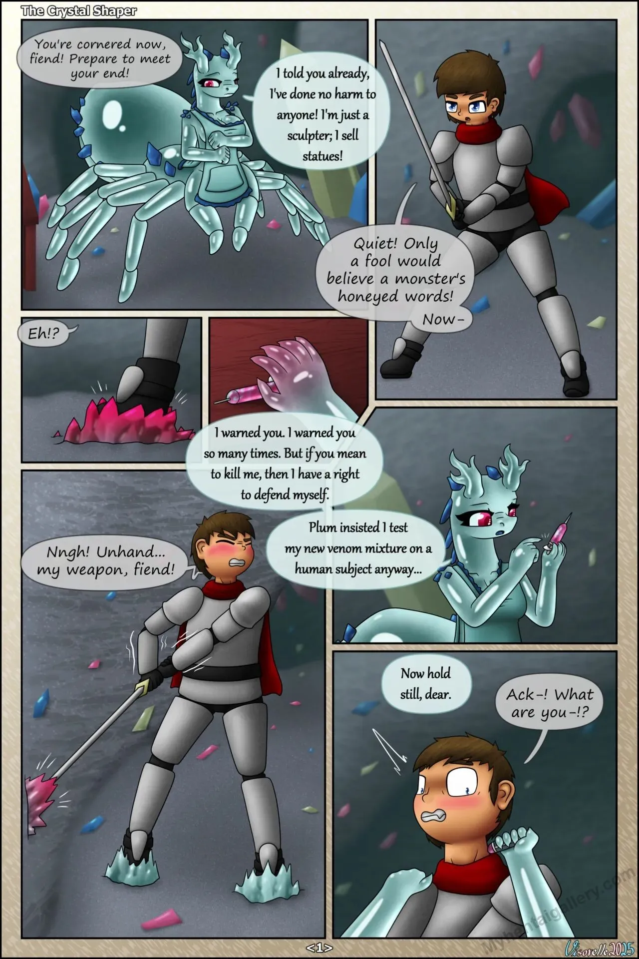 The Crystal Shaper porno comics Cover