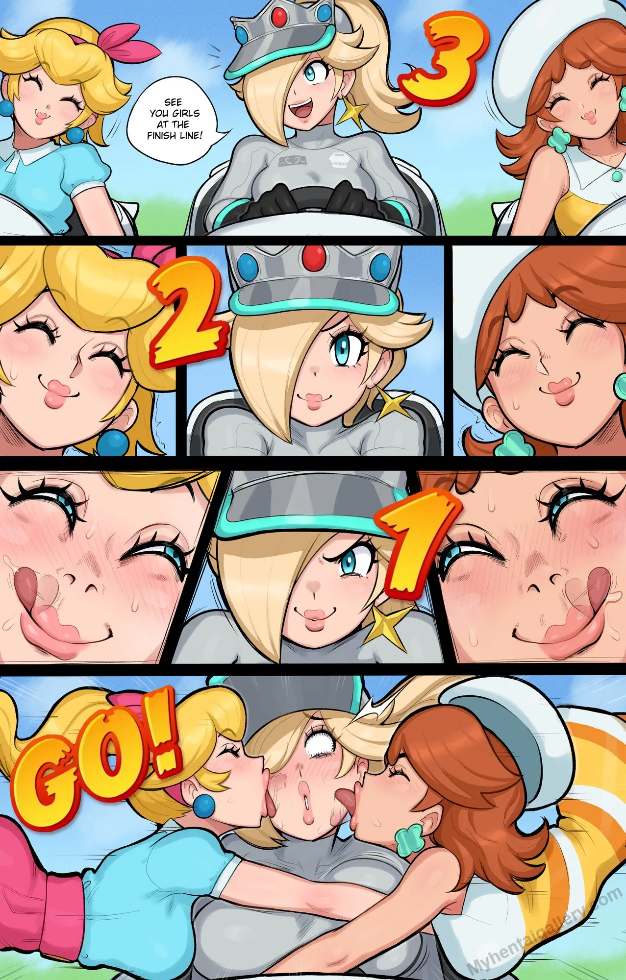 Rosalina Kart porno comics Cover
