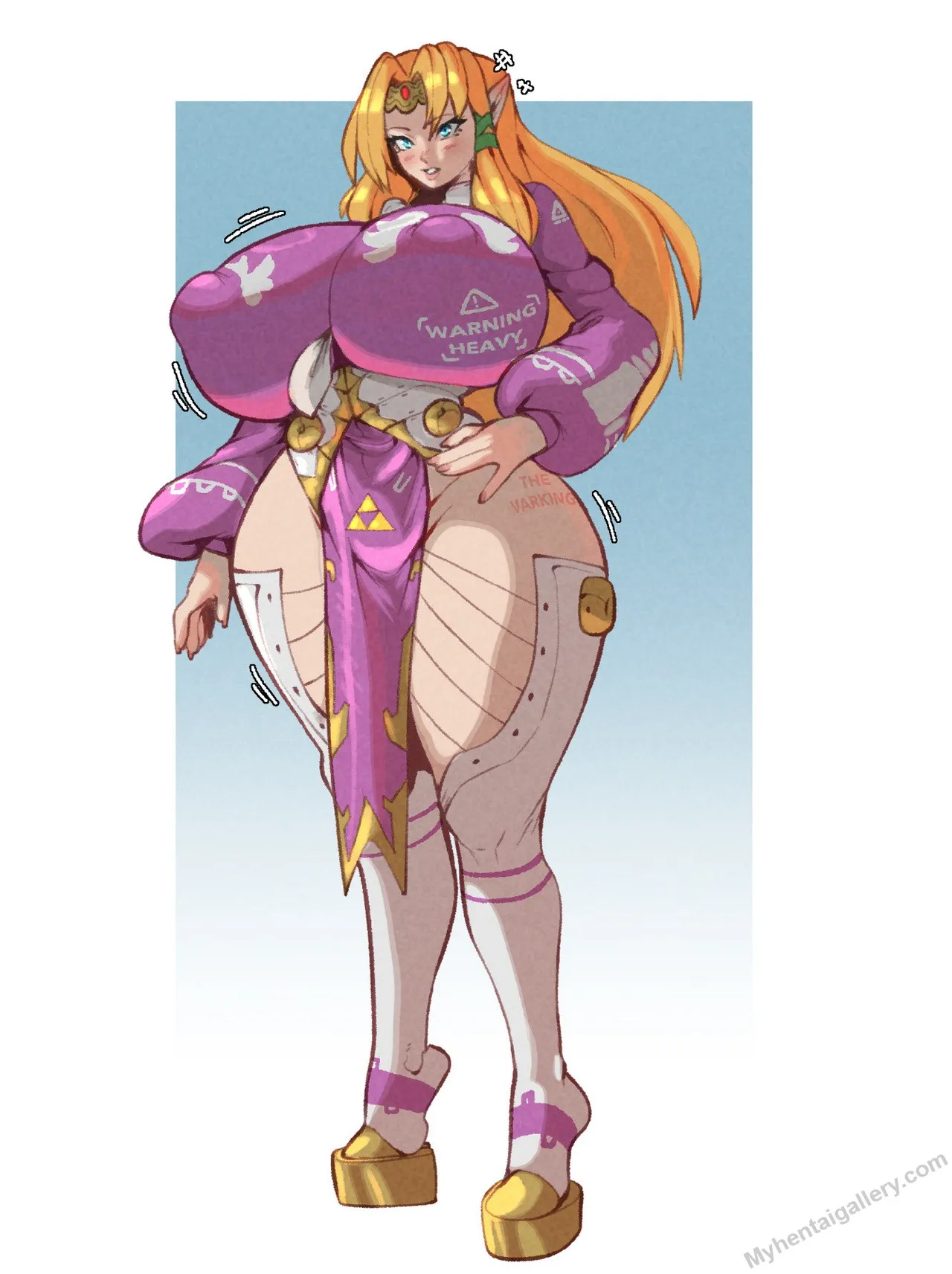 Stellar Zelda porno comics