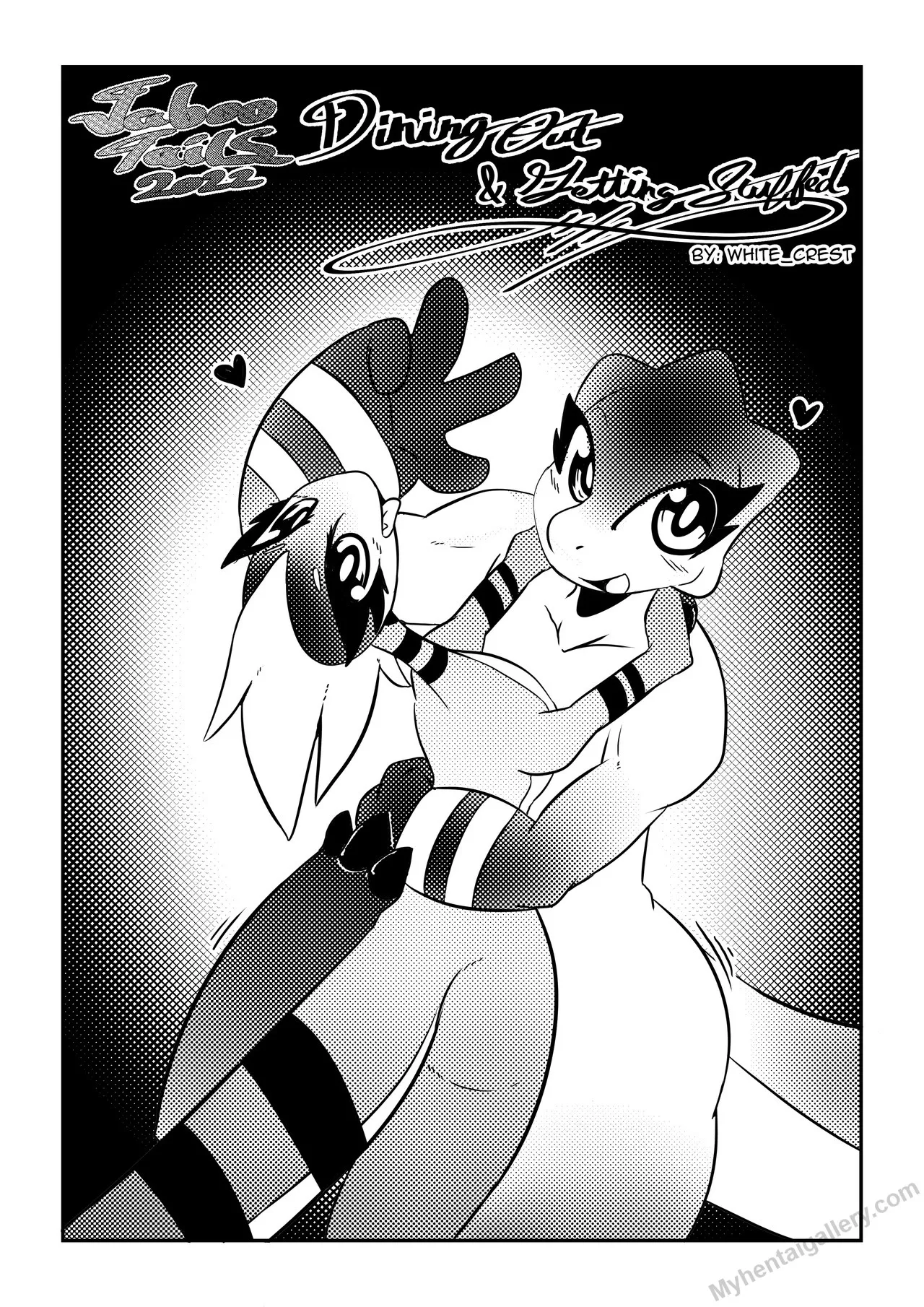 Dining Out & Getting Stuffed porno comics Cover