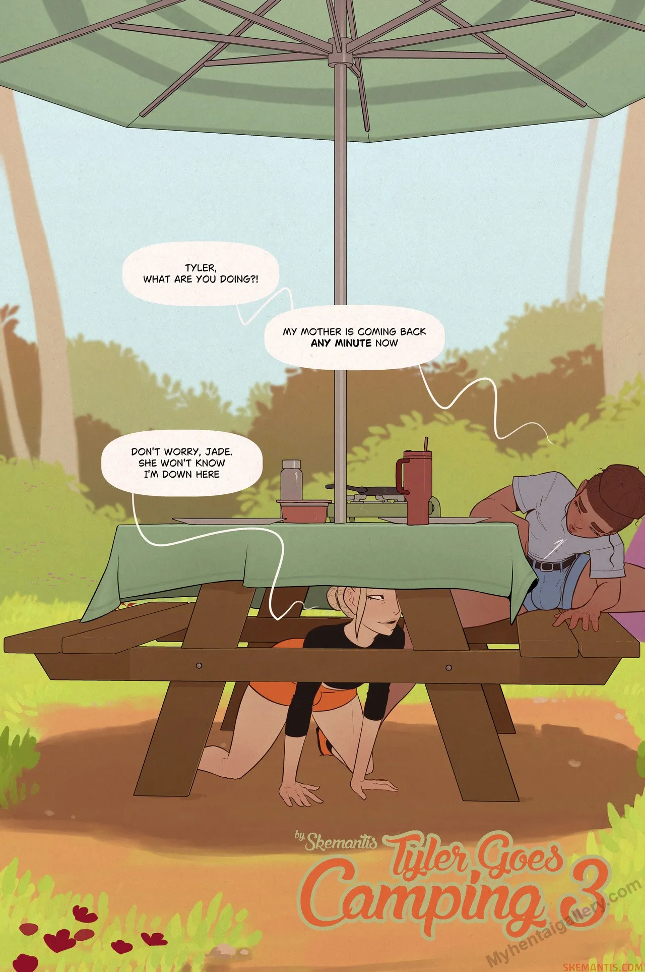 Tyler Goes Camping 3 porno comics Cover