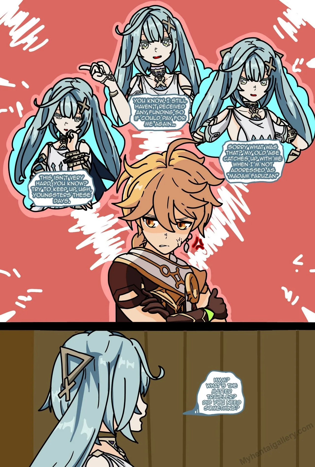 Aether's Sick Of Faruzan's Pompous Attitude porno comics