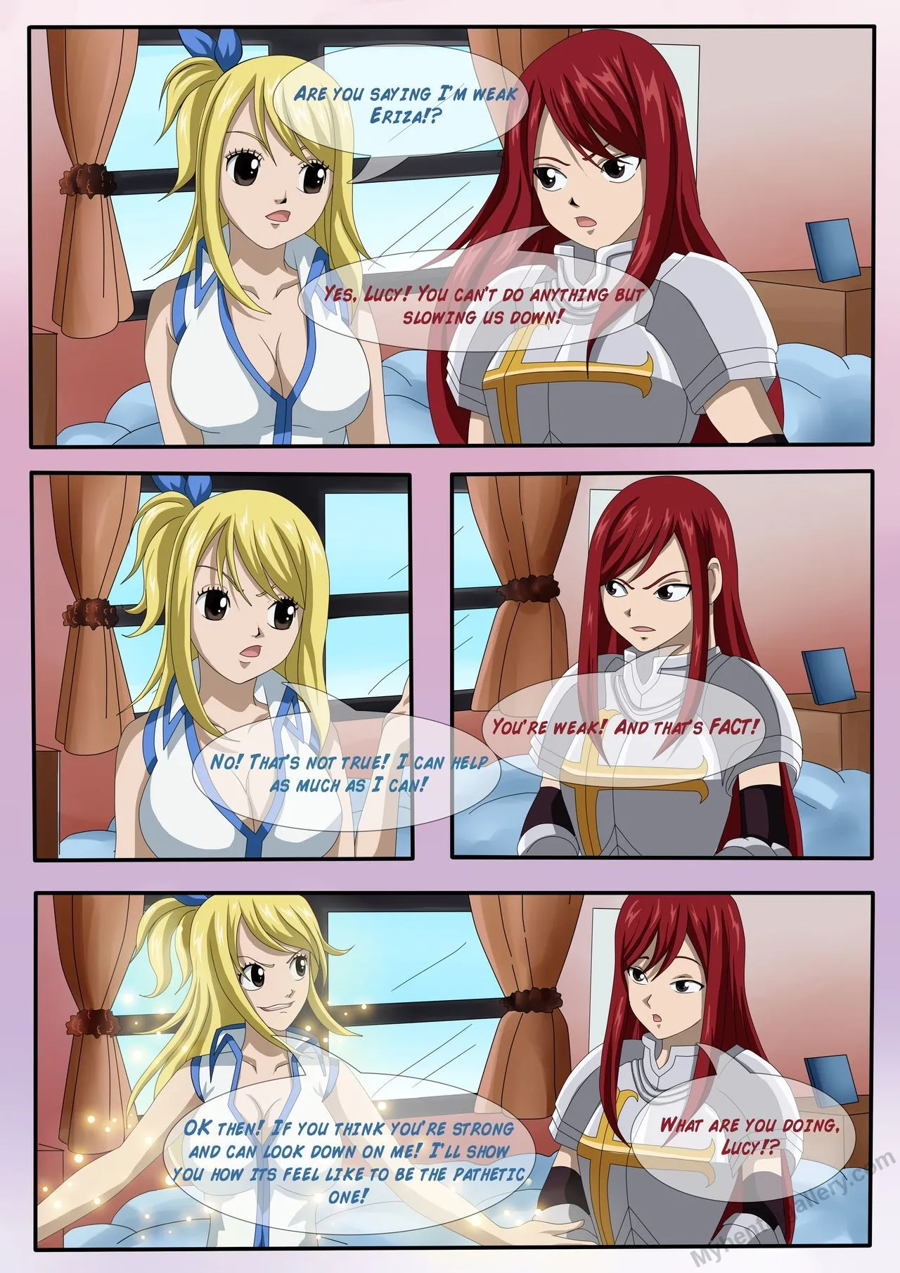 Lucy Is Not Weak porno comics Cover