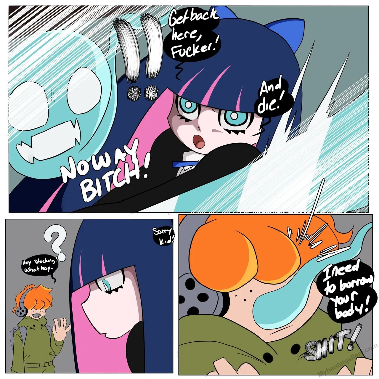Stocking And Ghost porno comics Cover