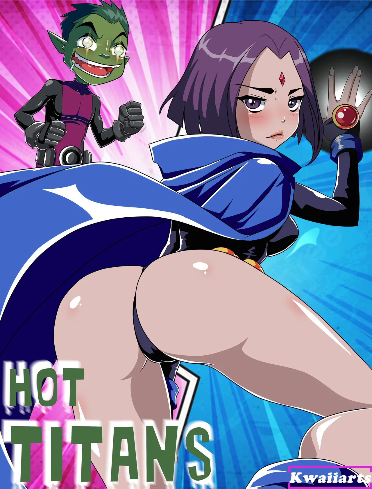 Hot Titans porno comics