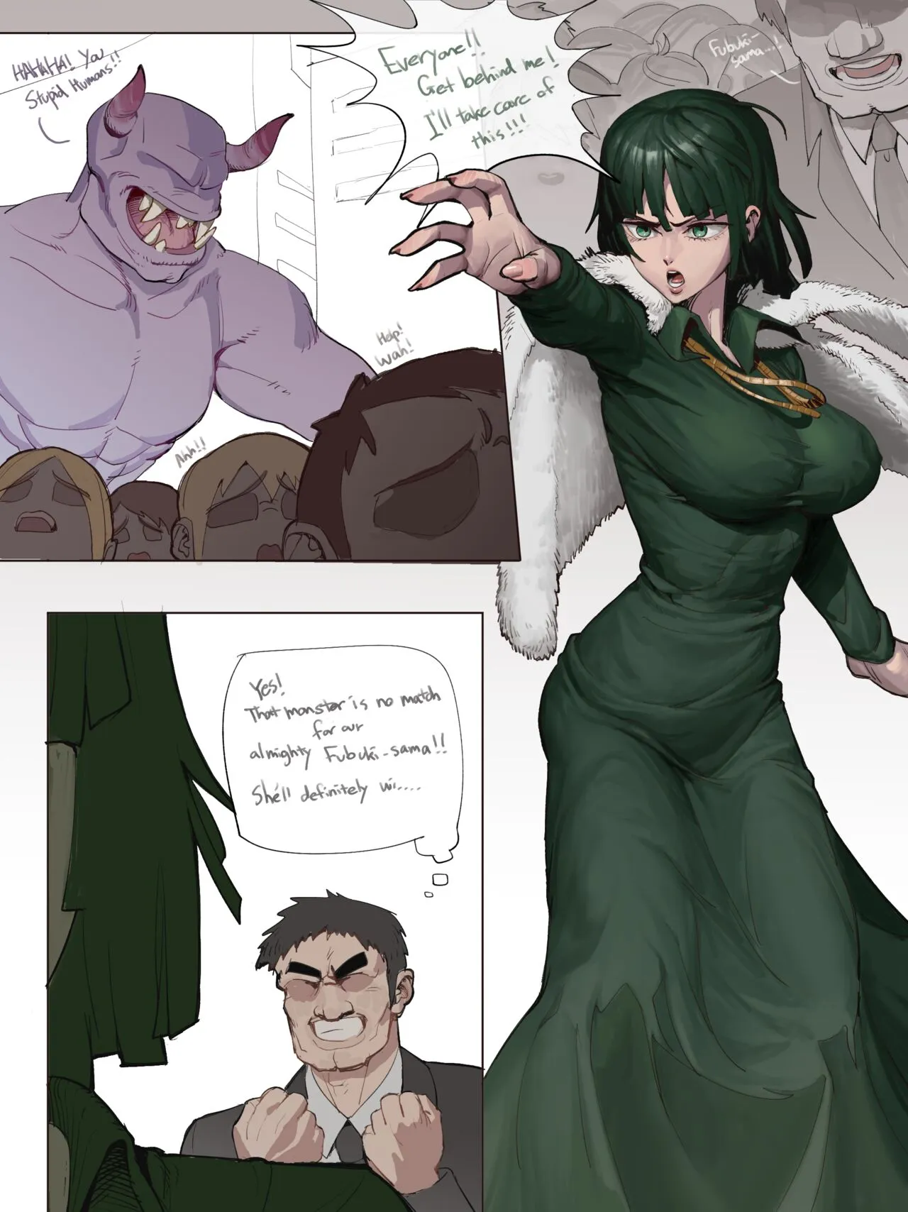 Fubuki Monster Breeding porno comics Cover