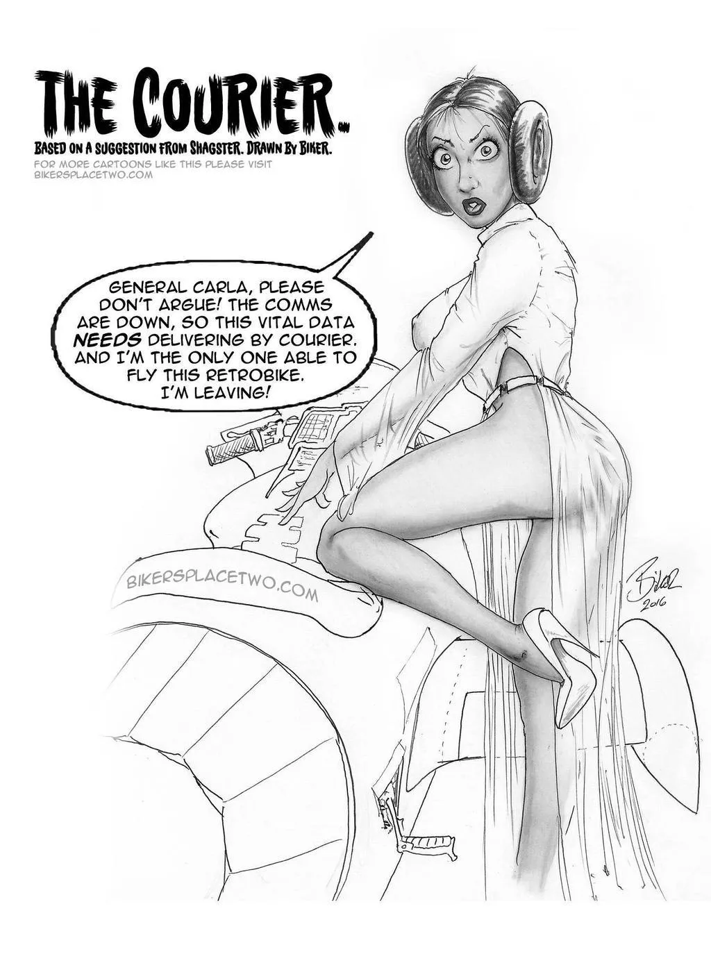 The Courier porno comics Cover