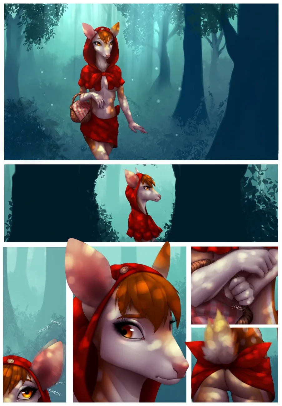 Little Red Riding Deer porno comics Cover