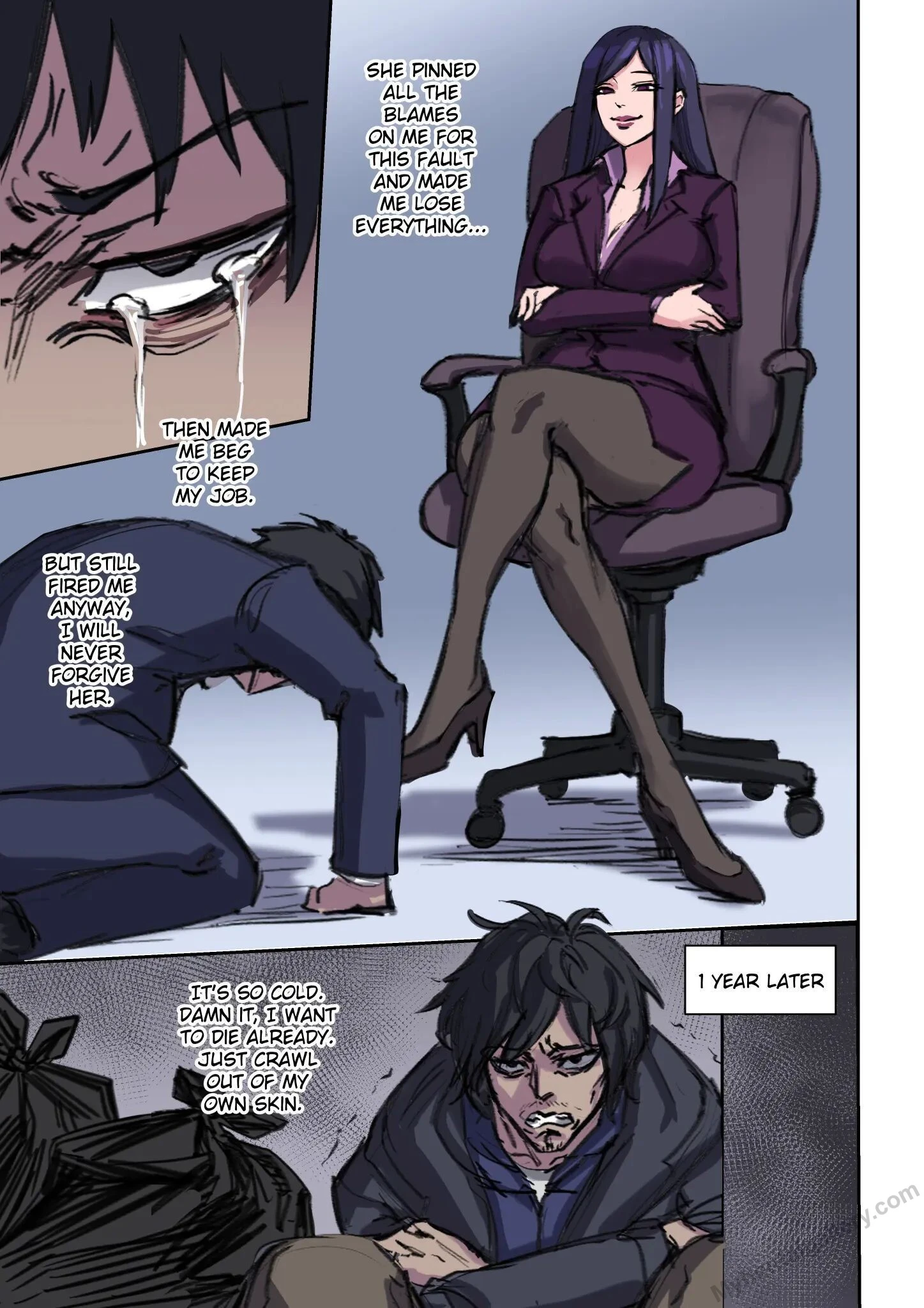 Homeless Possession porno comics