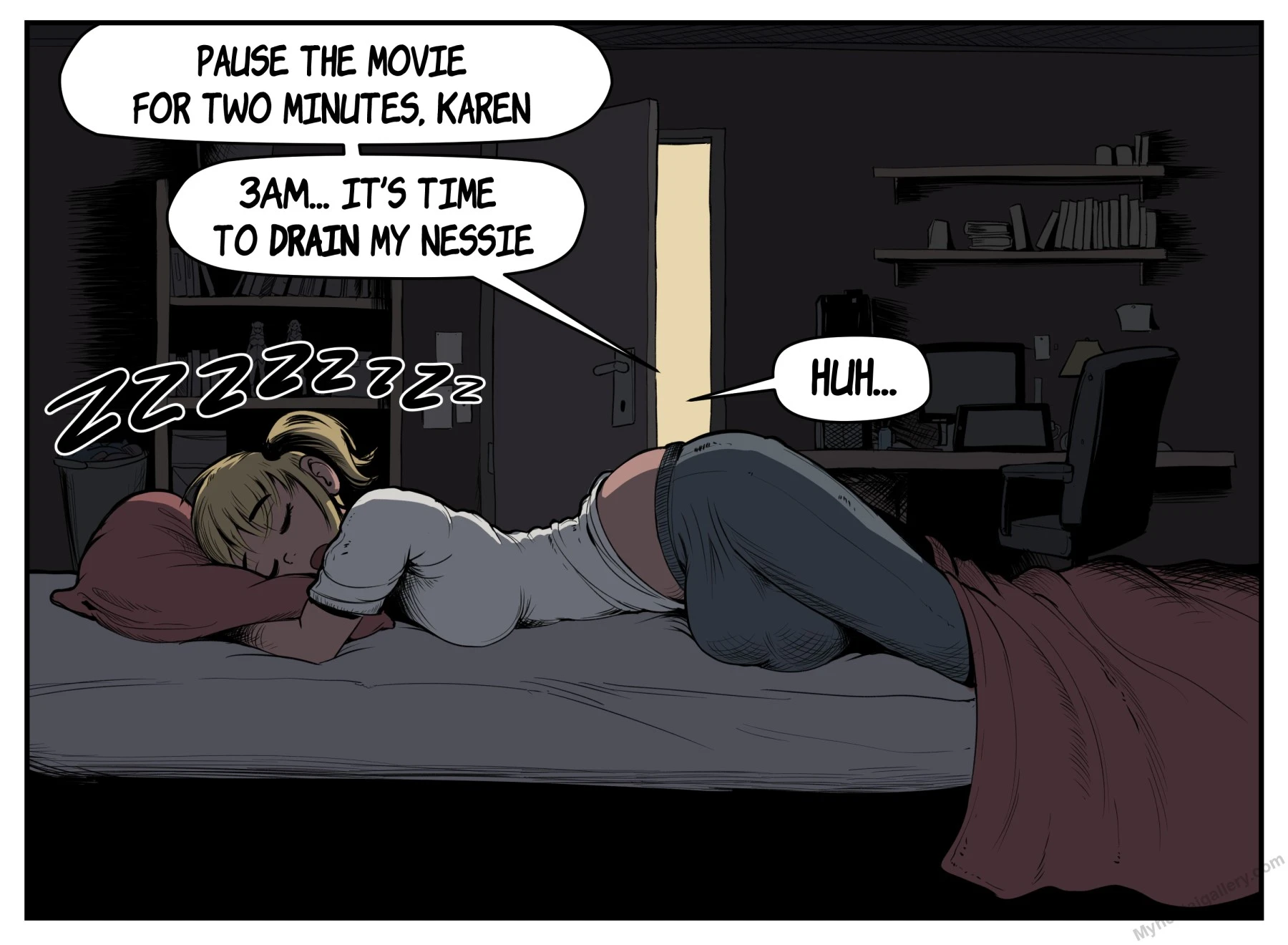 Lewdies 41 - Draining Nessie (Hairy Version) porno comics