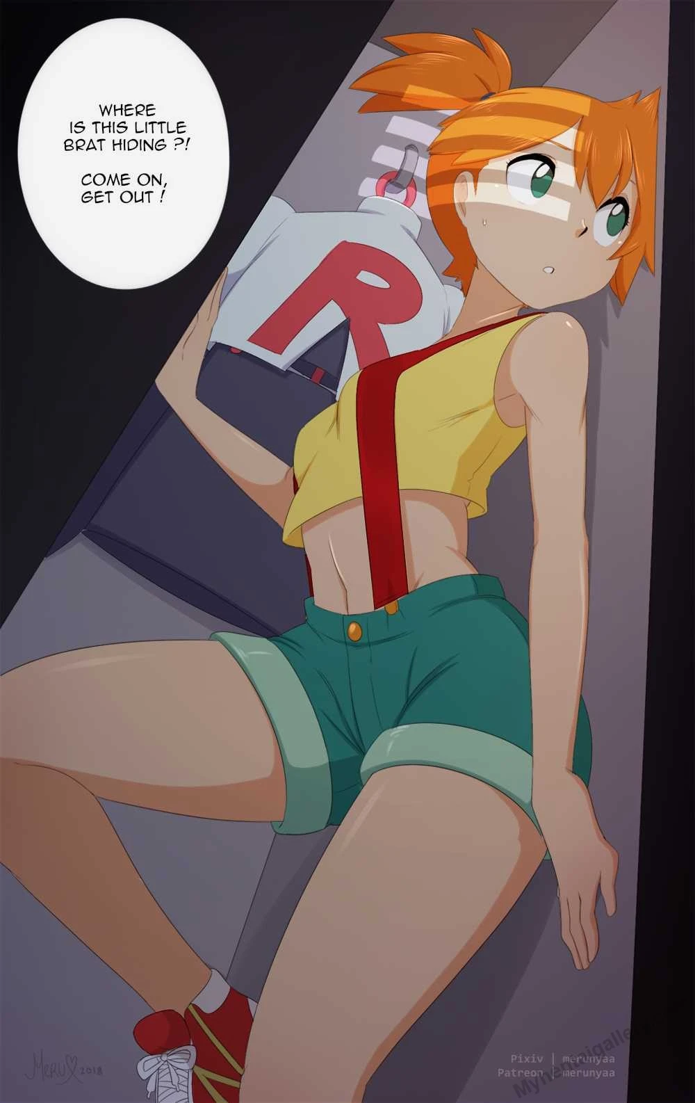 Misty Hiding porno comics