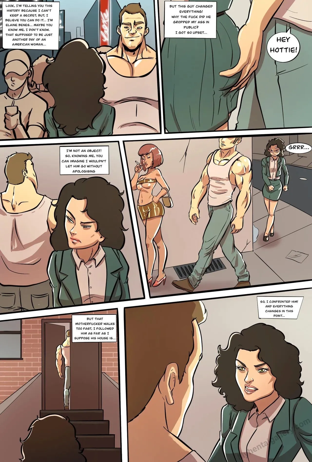 Elaine's Secret porno comics Cover