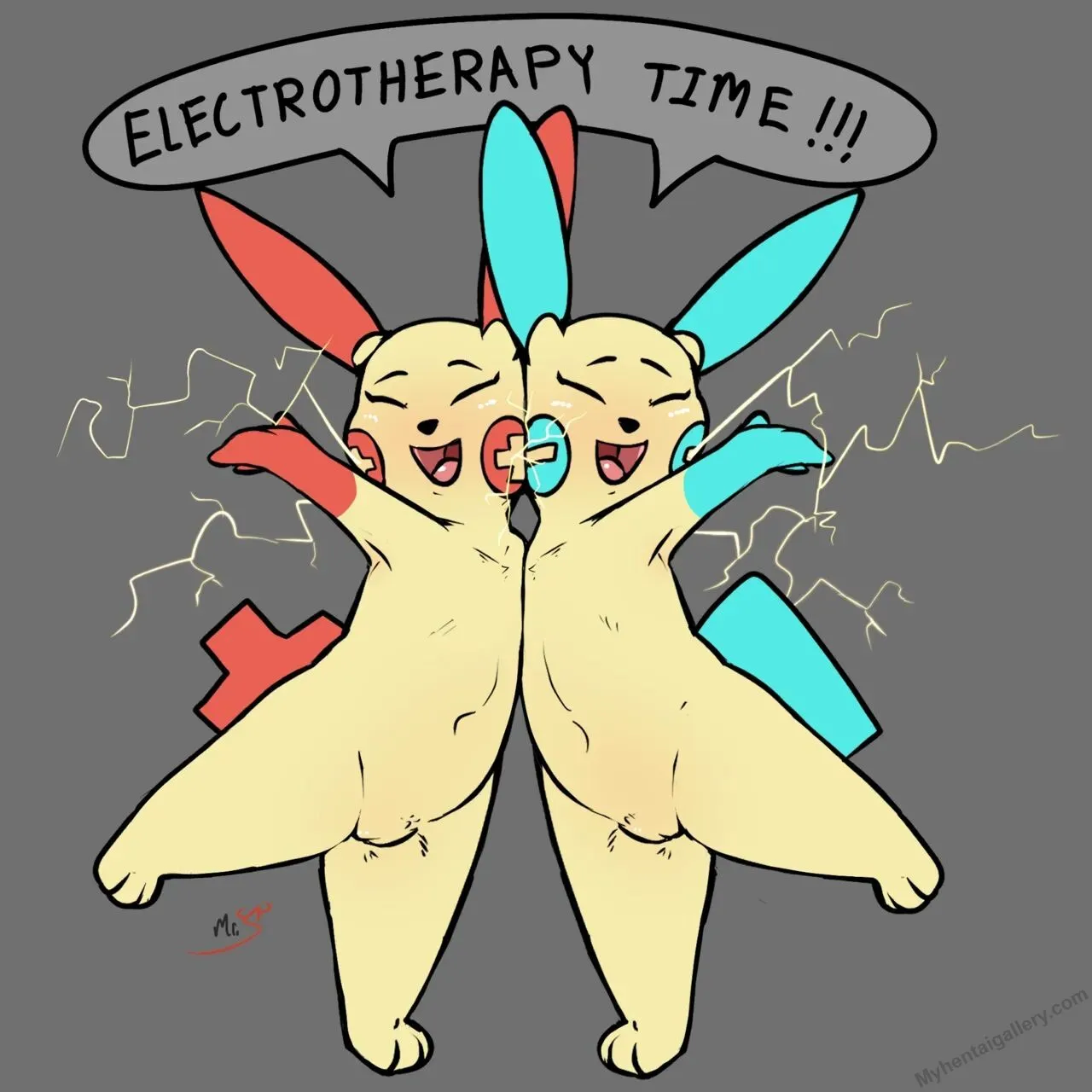 Electrotherapy Time porno comics Cover