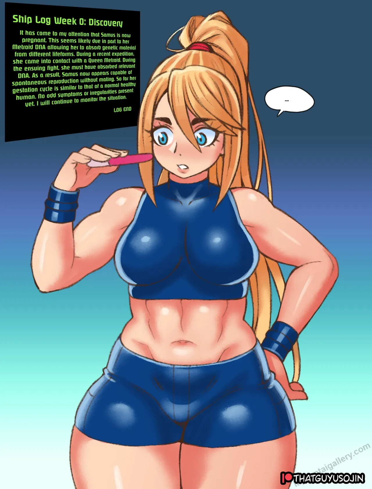 Samus's Pregnancy Log porno comics