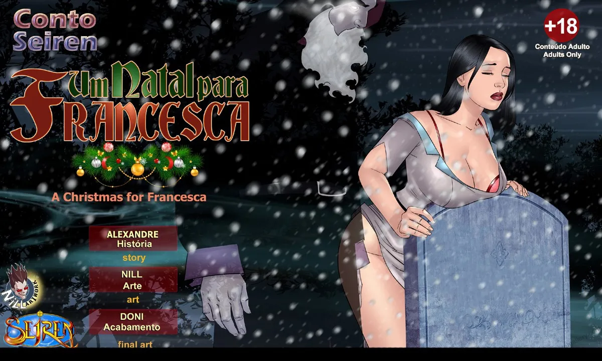 A Christmas For Francesca porno comics Cover