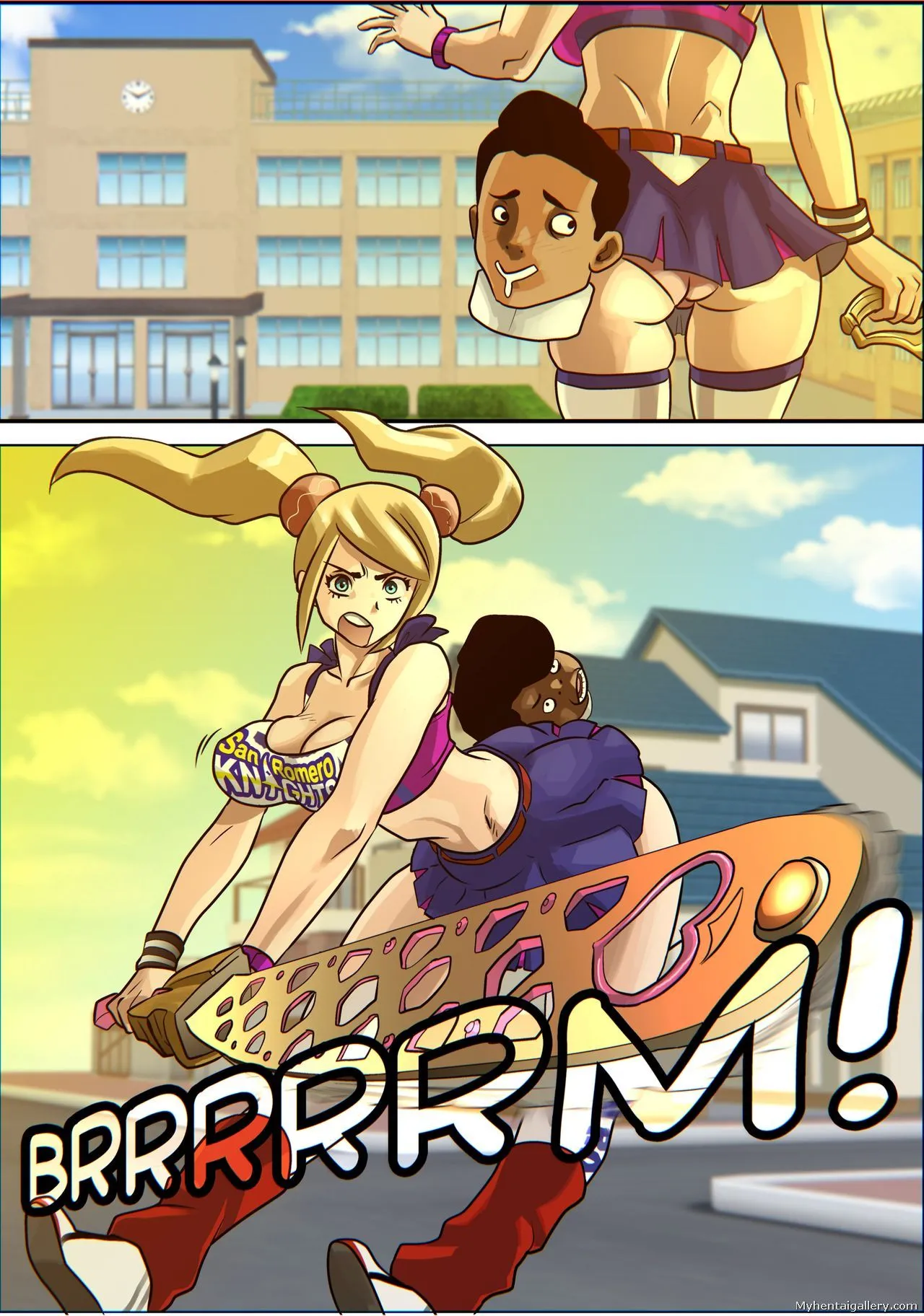 San Romero High porno comics Cover