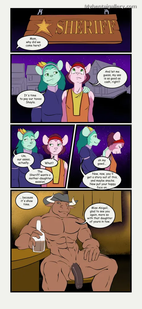 Taxes Due porno comics Cover