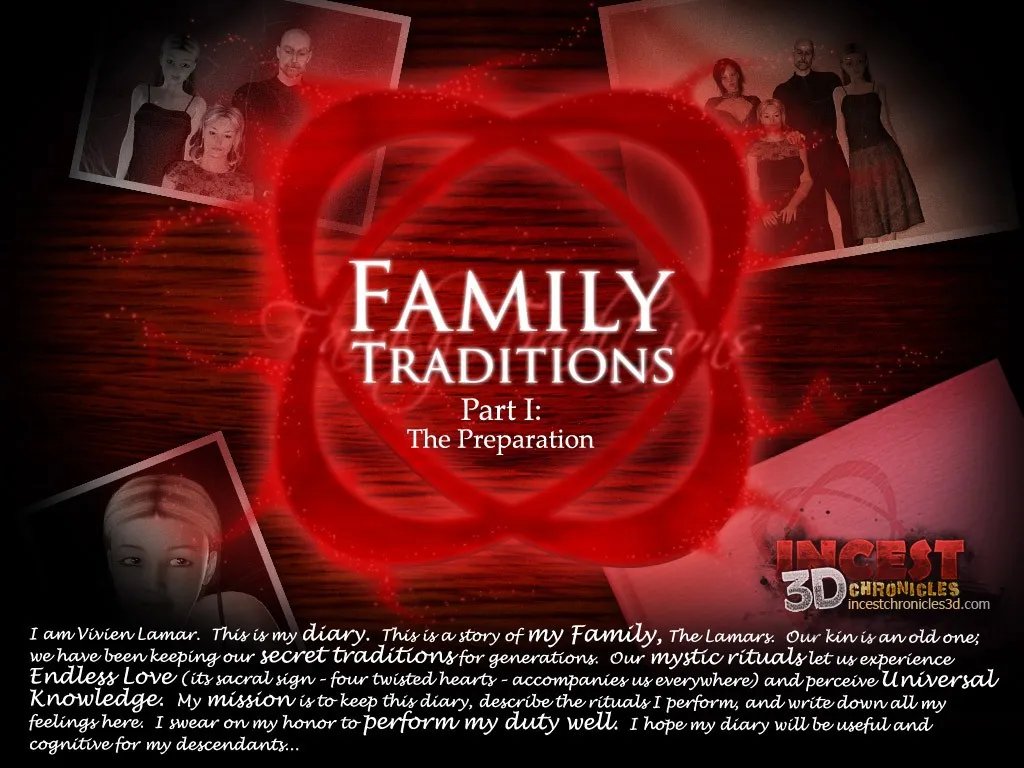Family Traditions 1 - The Preparation porno comics Cover