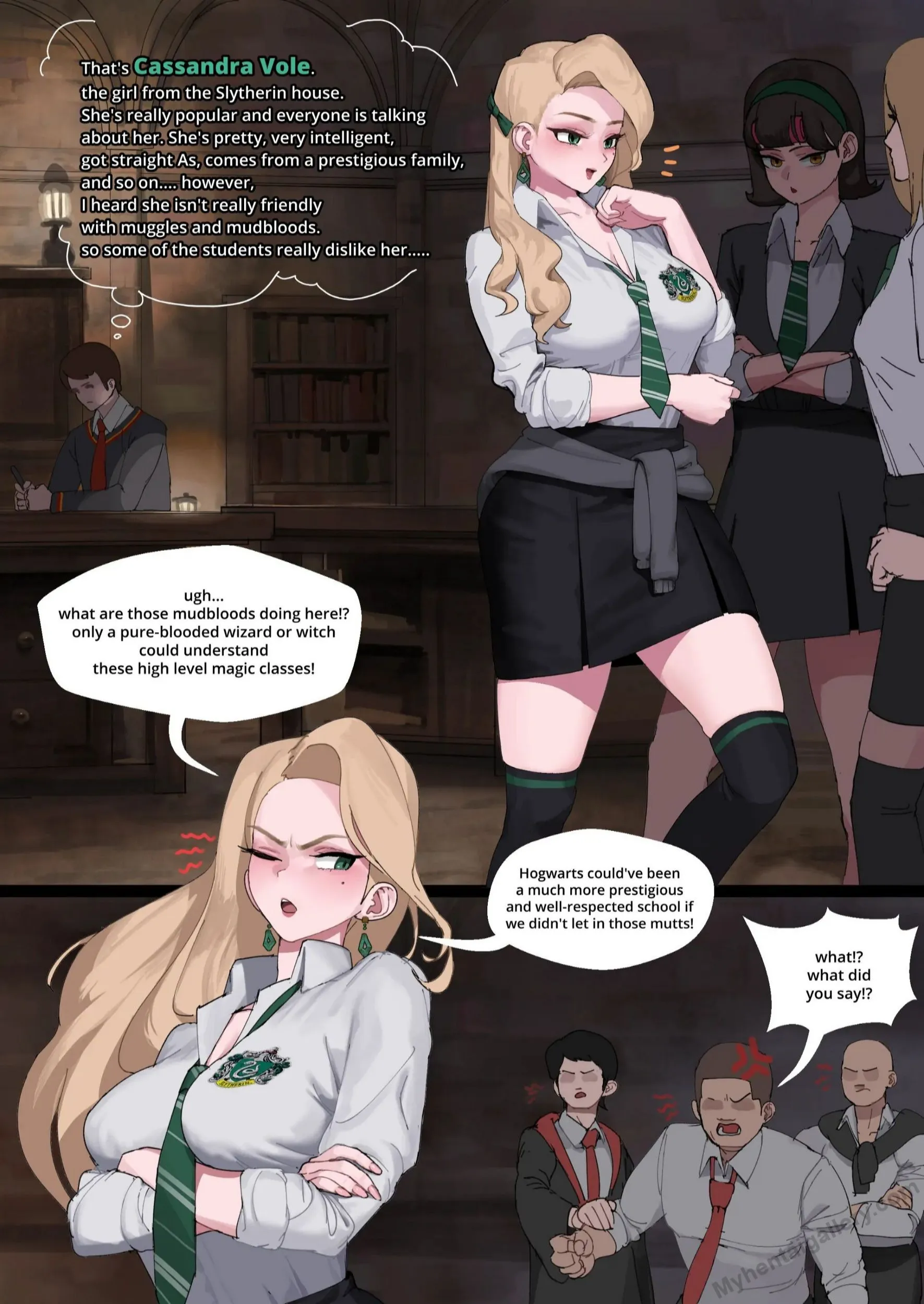 Cassandra Hates Mudbloods porno comics Cover