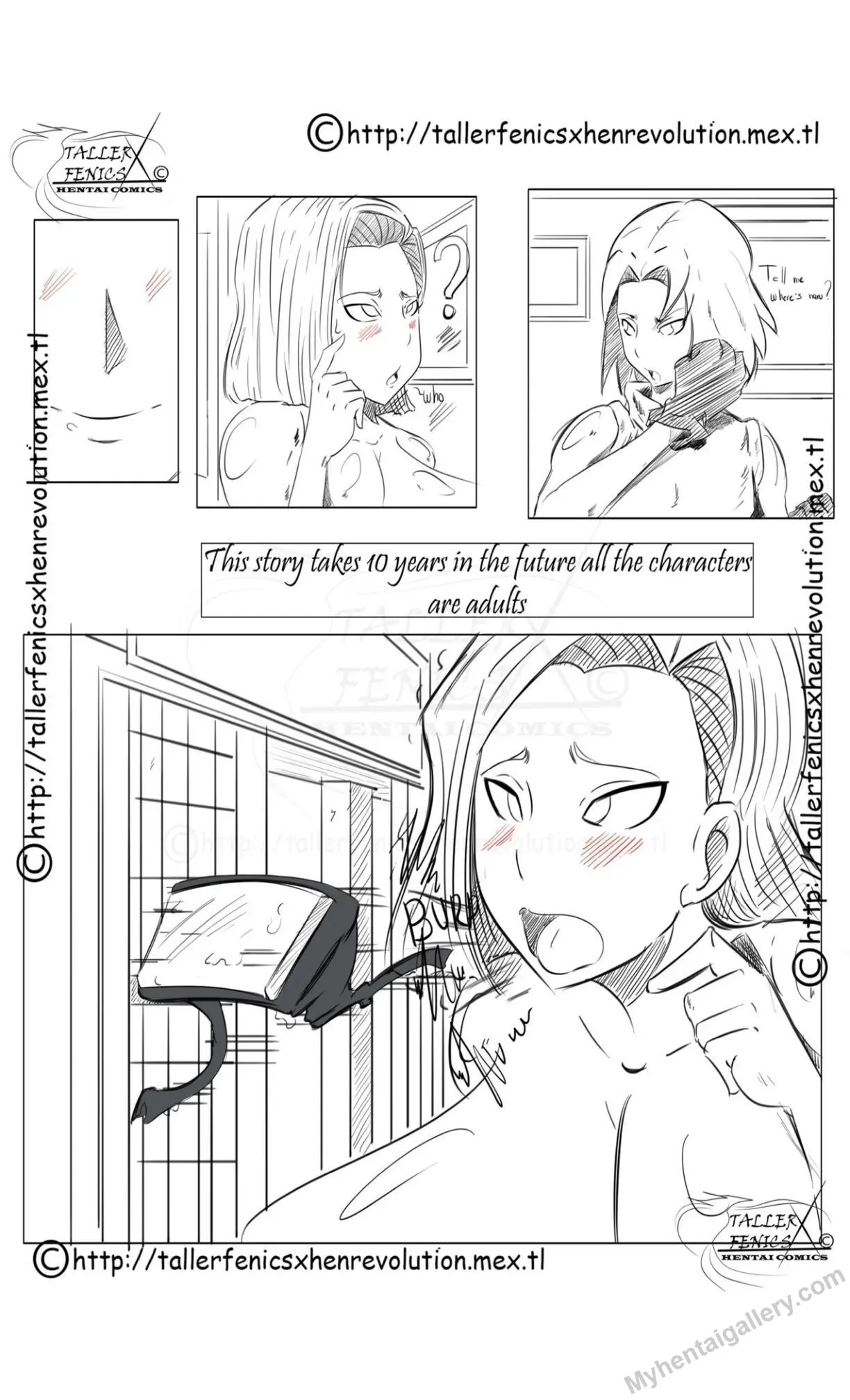 Android 18's Hungry Day 2 porno comics Cover