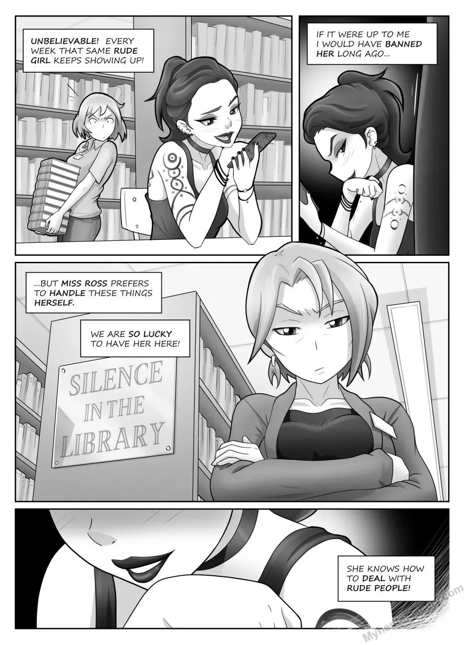 The Library! porno comics Cover