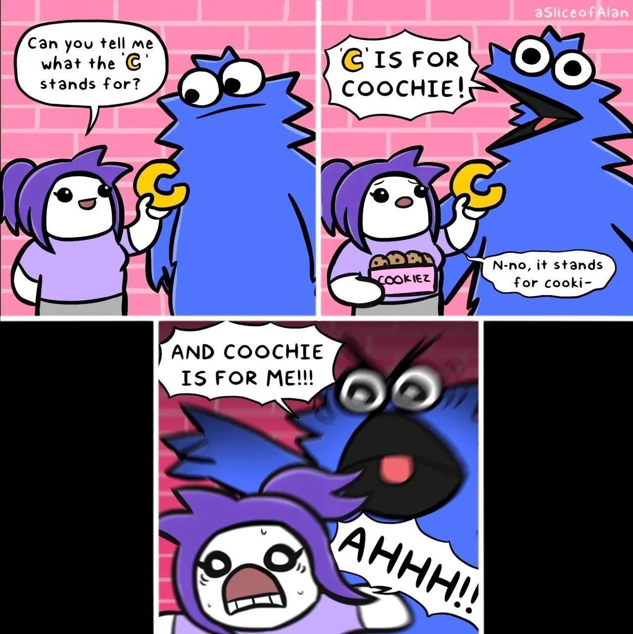 Coochie Monster porno comics