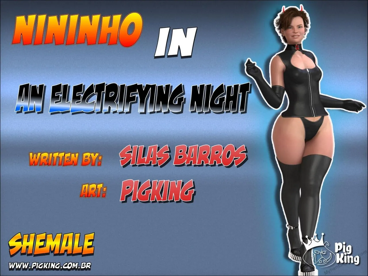 An Electrifying Night porno comics Cover