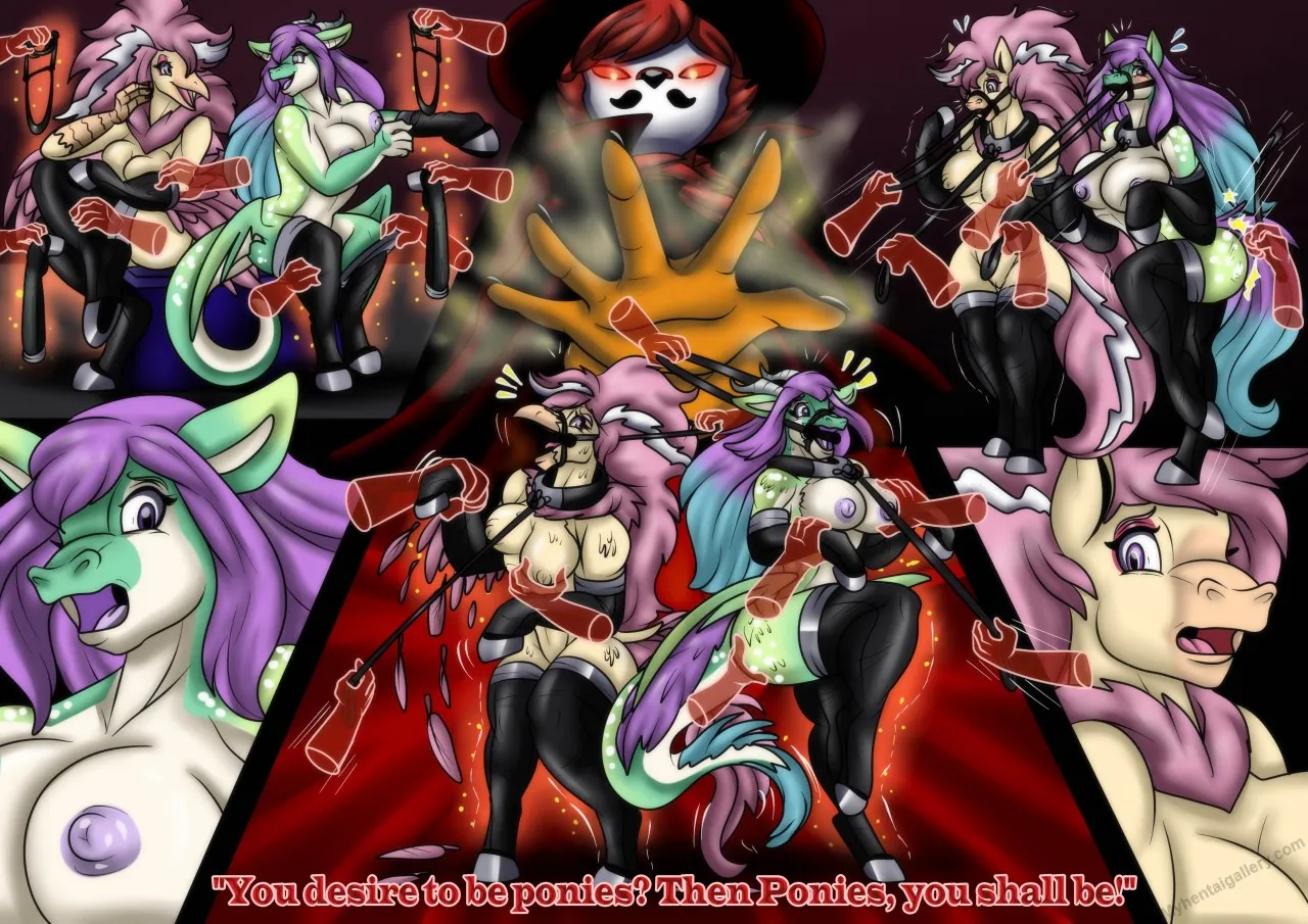 I Wanna Be A Pony porno comics Cover
