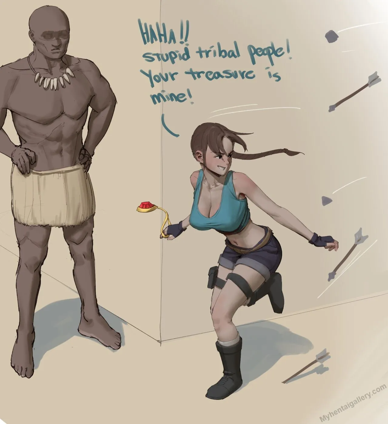Temple Run porno comics Cover