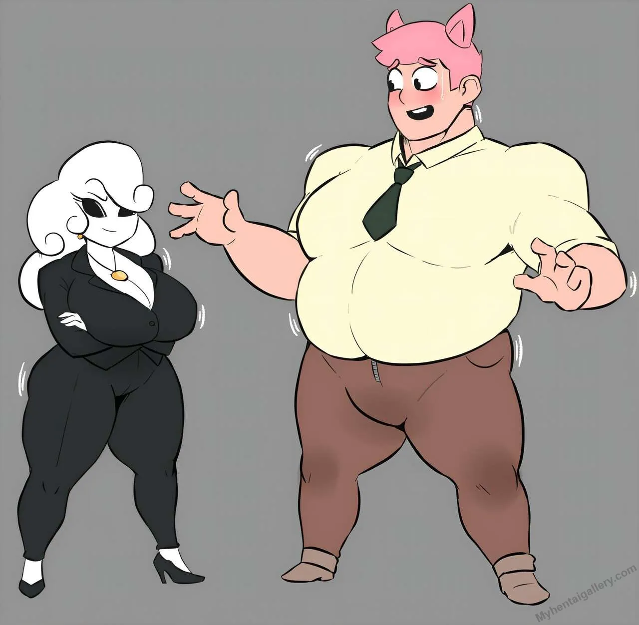 Getting Your Wife A Raise porno comics Cover