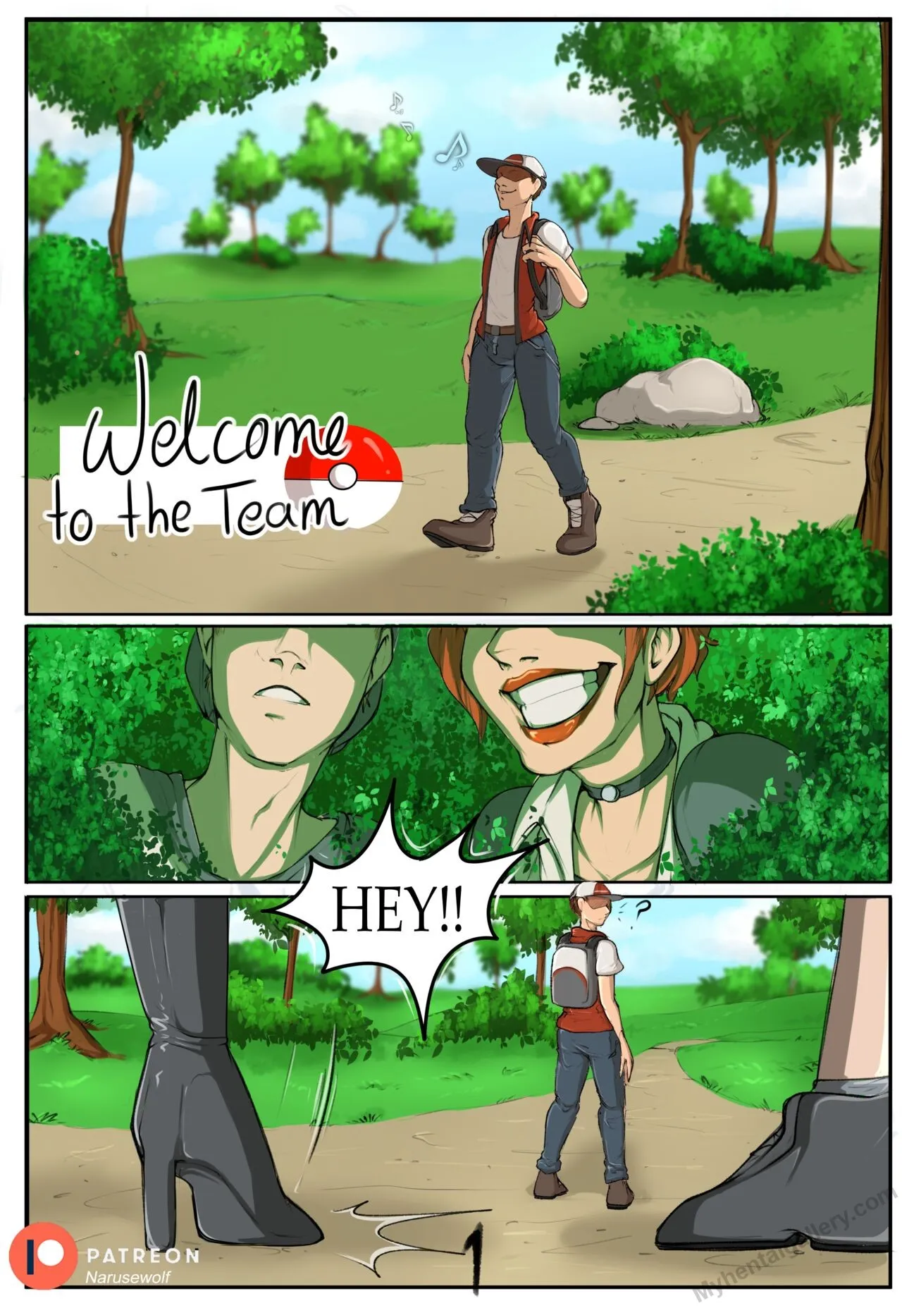Welcome To The Team! porno comics