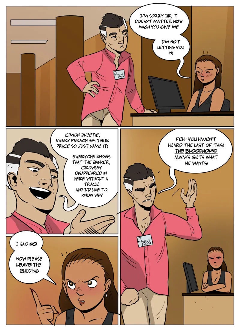 The Bloodhound porno comics Cover