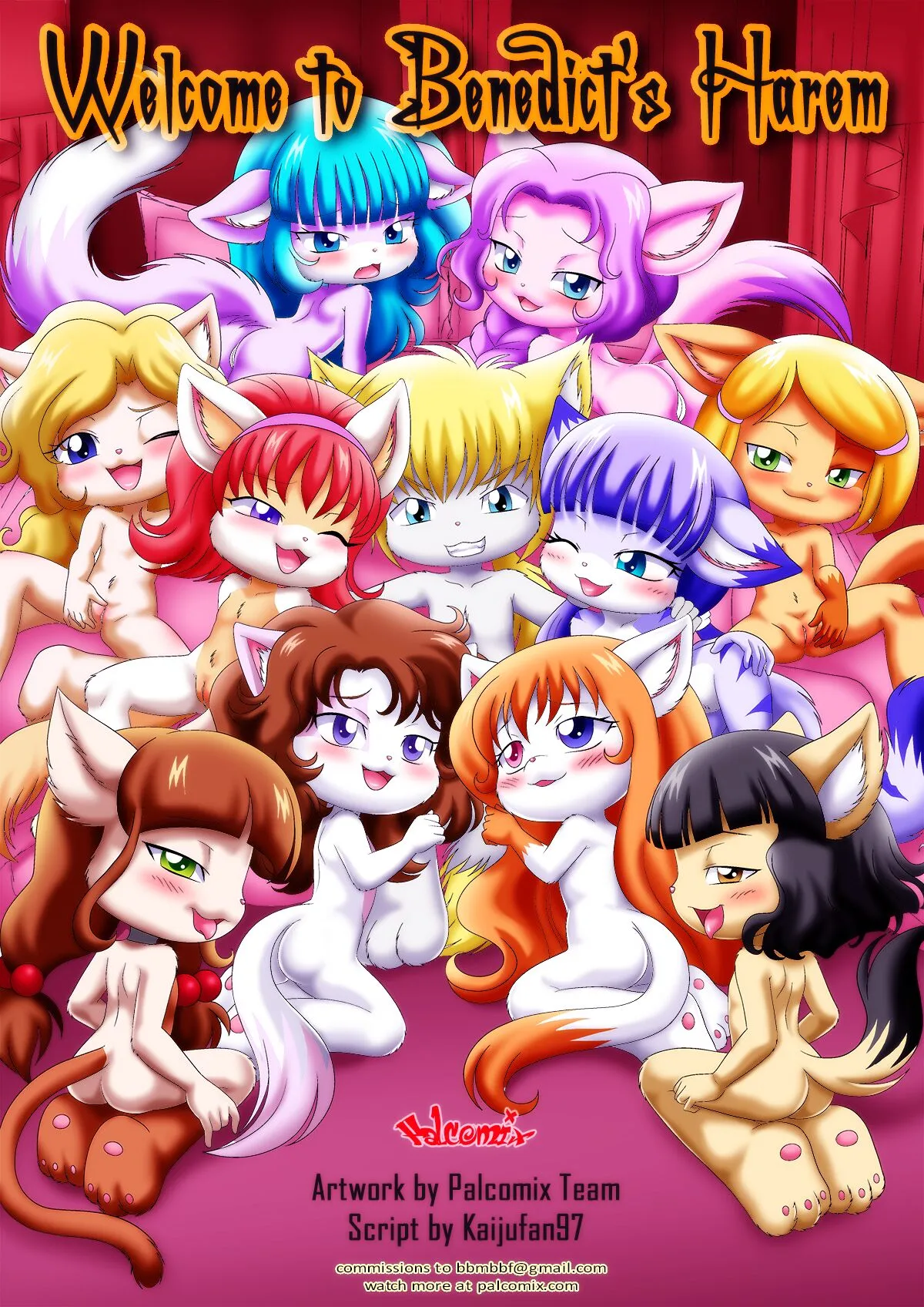 Welcome To Benedict's Harem porno comics Cover