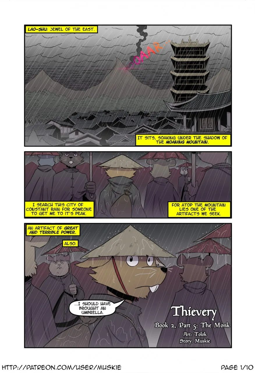 Thievery 2 - Issue 5 - The Monk porno comics Cover