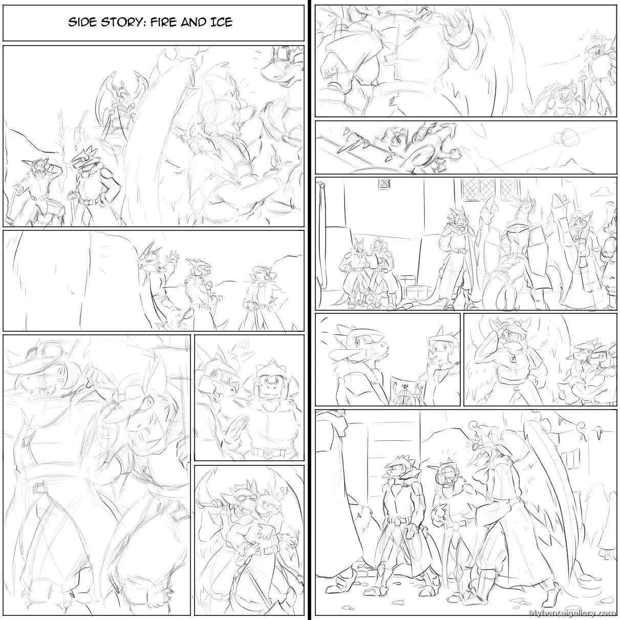 Fire And Ice - Side Story porno comics