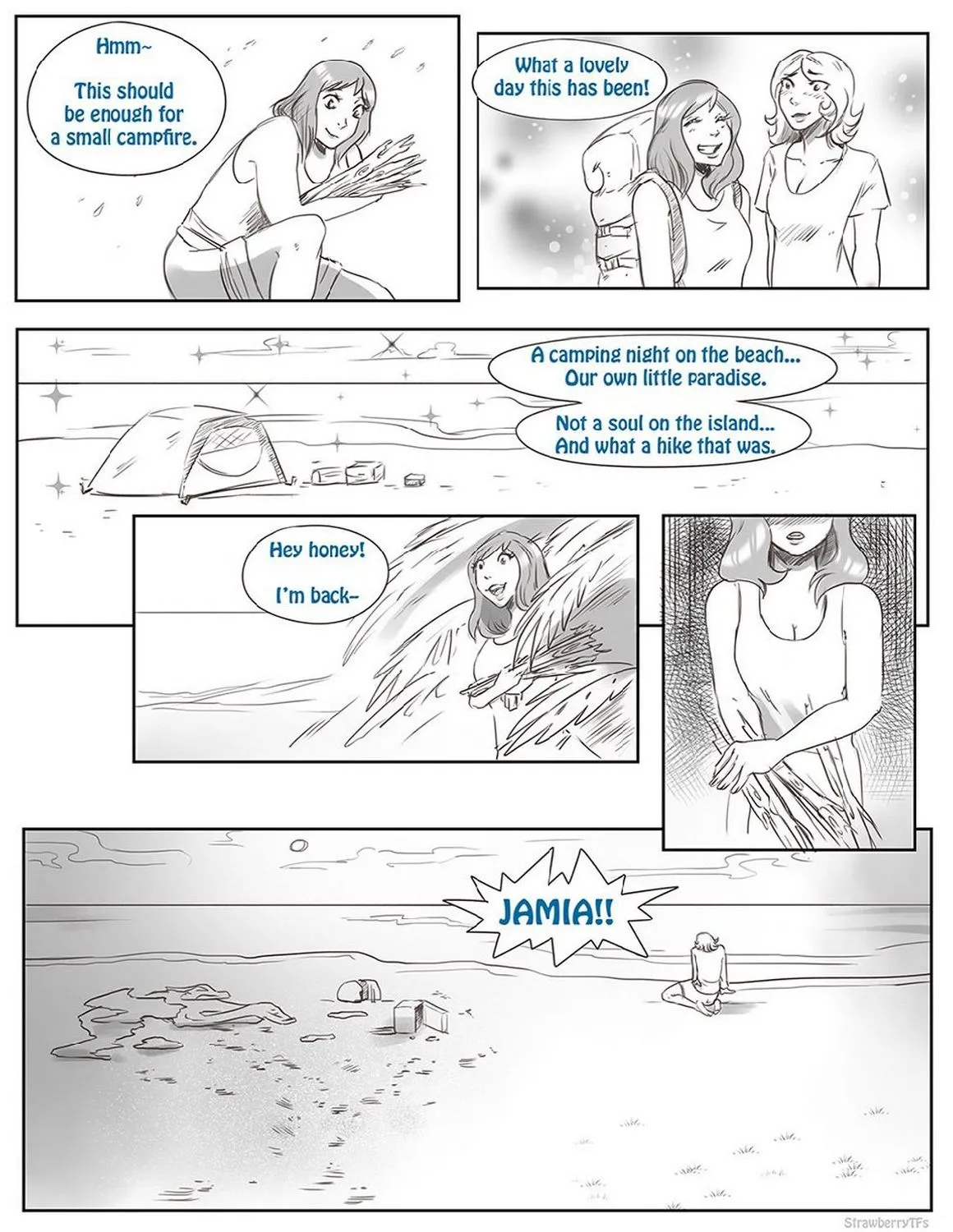 Raptor Beach porno comics