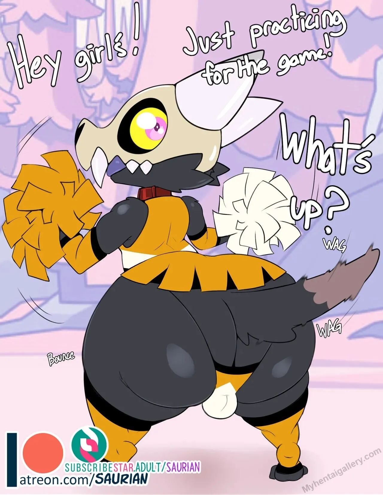 Cheerleader King! porno comics Cover